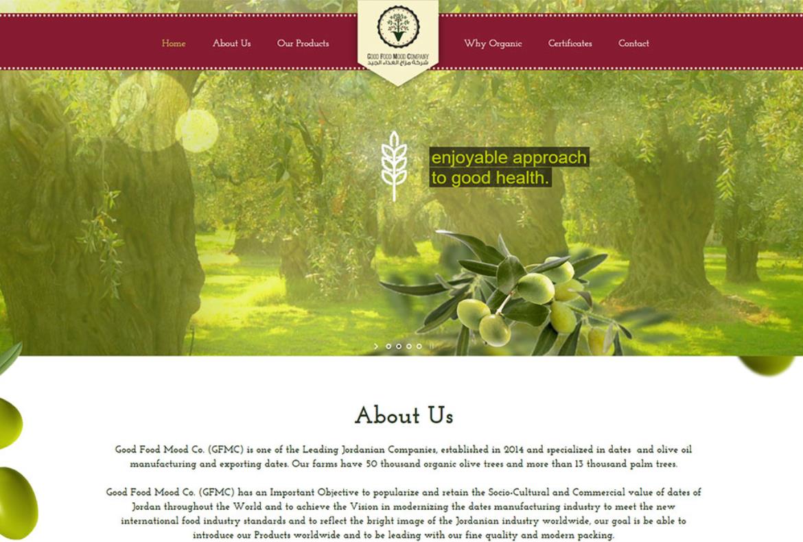 Good Food Mood Website